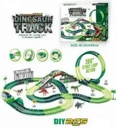 tor-samochodowy-sterowany-wyscigowy-park-dinozaurow-275-elementow