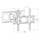 uchwyt-scienny-do-telewizora-art-ar-80-scienne-32-65-max-70kg-typ-obrotowy-uchylny