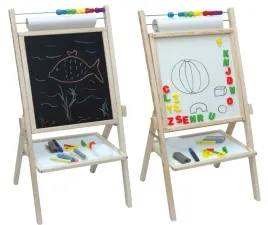 obrotowa-tablica-magnetyczna-4w1-papier-dodatki