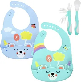 2x-sliniaki-silikonowe-sliniaczki-dla-dzieci-zestaw-sliniakow-wodoodporne