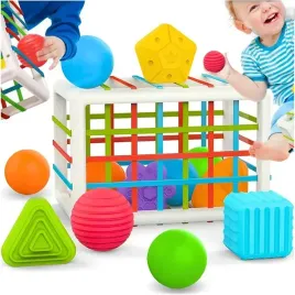 elastyczna-kostka-sensoryczna-sorter-13-el-dla-dzieci-kolorowe-ksztalty