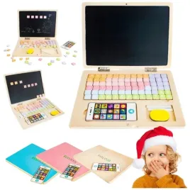 laptop-dla-dzieci-tablica-do-rysowania-magnesy-kreda-litery-cyfry-do-nauki