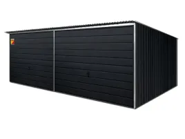 garaz-blaszany-6x6-grafitowy-lux-garaz-na-wymiar-bramy-uchylne-producent