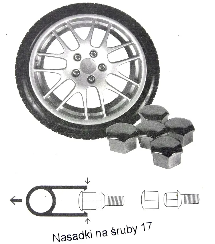 nakladka-sruby-kola-17mm-chrom-citroen-peugeot-kpl
