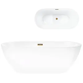 wanna-wolnostojaca-corsan-reno-170-x-80-cm-klik-klak-szczotkowane-zloto