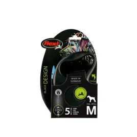 smycz-dla-psa-flexi-black-design-linka-niebieska-roz-m-5-m-20-kg