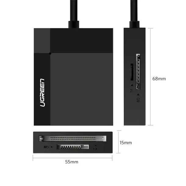 adapter-czytnik-kart-sd-micro-cf-tf-usb-3-0-ugreen-stan-nowy-kod-producenta-cr125-30333