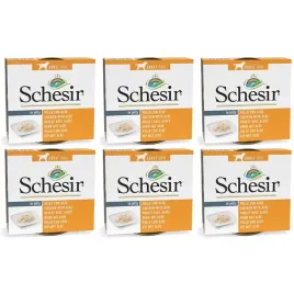 mokra-karma-dla-psa-schesir-adult-fileciki-z-kurczaka-i-aloesem-6x150g