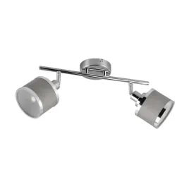 lampa-sufitowa-srebrna-dwa-reflektorki-ruchome-z-kloszami-z-tkaniny-trio