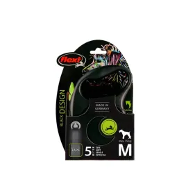 smycz-dla-psa-flexi-black-design-tasma-zielona-roz-m-5-m-25-kg