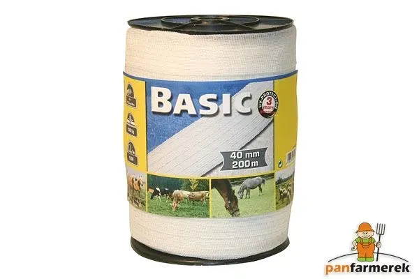 tasma-ogrodzeniowa-basic-200m-x-40mm-biala-kerbl-rodzaj-tasma