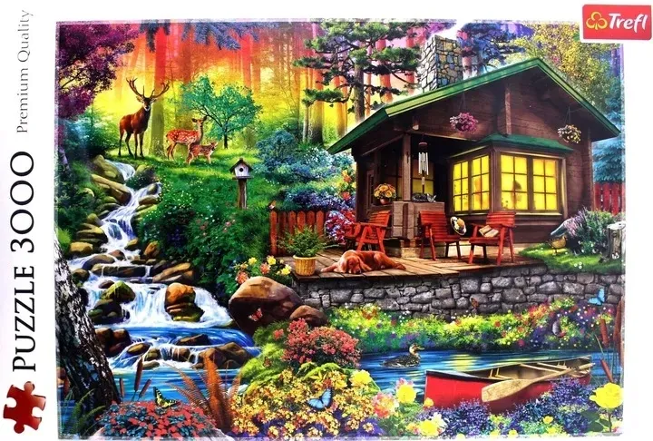 puzzle-3000-el-chatka-w-lesie-trefl