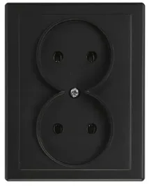 gniazdo-podwojne-bez-uziemienia-ip20-16a-250v-podtynkowe-czarny-mat