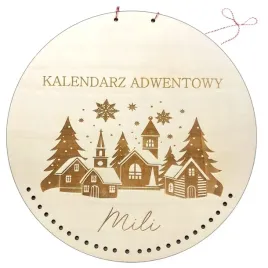 drewniany-kalendarz-adwentowy-baza-tabliczka-z-grawerem-imie-dziecka-30-cm
