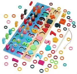 drewniane-cyfry-liczydlo-rybki-sorter-montessori