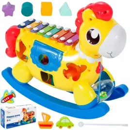 konik-kon-interaktywny-sorter-cymbalki-klocki-ksztalty-swiatlo-dzwiek