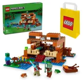 lego-minecraft-21256-dom-w-ksztalcie-zaby-utopiec-bagienny-odkrywca-zombie