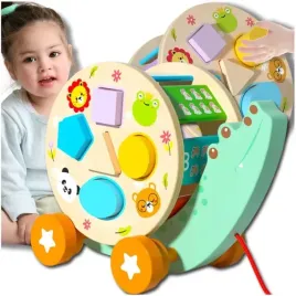 drewniany-sorter-krokodyl-do-ciagania-kolowrotek-na-kolkach-ksztalty-cyfry