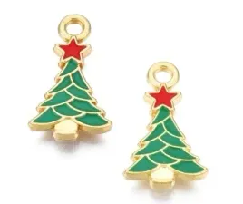 emaliowane-zawieszki-charms-2szt-choinki-swieta-zawieszka-choinka-zielona