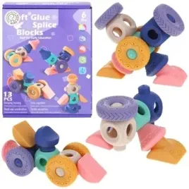 miekkie-klocki-sensoryczne-montessori-gumowe-figury-pojazdy-kolorowe-gryzak
