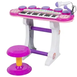 keyboard-organy-dla-dzieci-mikrofon-perkusja-pianino-krzeselko-37-klawiszy