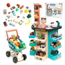 supermarket-sklep-spozywczy-z-wyposazeniem-kasa-fiskalna-wozek-mietowy