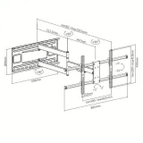 uchwyt-scienny-techly-43-80-50kg-obrotowy-waga-z-opakowaniem-14-kg