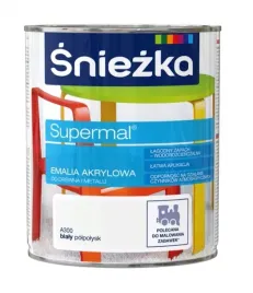 emalia-akrylowa-sniezka-supermal-04l-bialy-polpolysk-farba-do-drewna-metal
