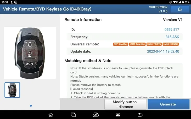 launch-x431-key-programmer-programator-kluczy-4-klucze-immo-transponder-kod-producenta-x-431-key-prog-programator-4-klucze-pestka