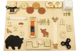 tablica-manipulacyjna-xl-sensoryka-las-zwierzeta-montessori-50-x-375-cm