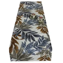 bieznik-dekoracyjny-z-grubej-tkaniny-40x180-liscie-brazowe-bez-niebieskie