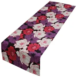 bieznik-welurowy-kwiaty-fiolet-40x140-welur-velvet