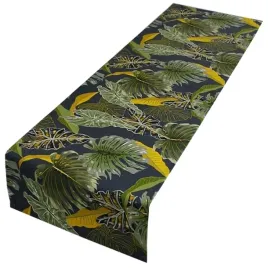 bieznik-welurowy-liscie-szare-40x140-welur-velvet