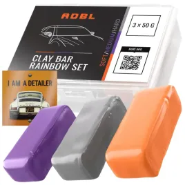adbl-clay-bar-rainbow-set-zestaw-3-glinka-do-lakieru-3x50-g-rozne-twardosci
