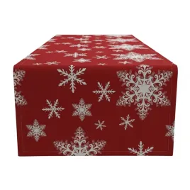 swiateczny-bieznik-welurowy-40x140-cm-velvet-welur-czerwony-sniezynki