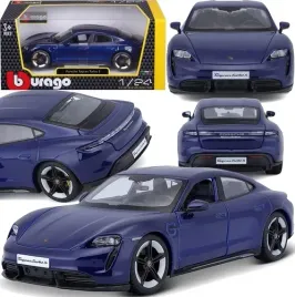 porsche-taycan-turbo-s-niebieski-samochod-metalowy-model-bburago-1-24