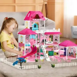 duzy-domek-dla-lalek-willa-meble-lalki-pieski-taras-plac-zabaw-zjezdzalnia