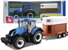 traktor-metalowy-new-holland-z-przyczepa-konna-pojazd-rolniczy-bburago-1-32