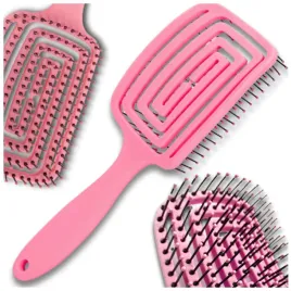 plaska-szczotka-do-wszystkich-rodzajow-wlosow-masujaca-rozowa-elastyczna