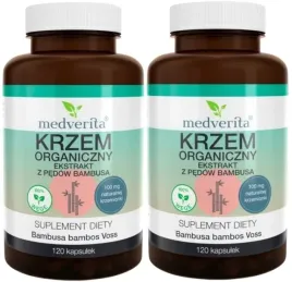 2-x-medverita-krzem-organiczny-100-mg-120-kapsulek-zdrowe-wlosy-i-skora