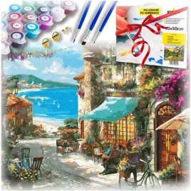 malowanie-dla-doroslych-po-numerach-duzy-format-morze-kawiarnia-40x50cm