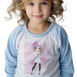 pizama-dziecieca-new-york-girls-prezent-niebieska-dlugi-rekaw-152cm-wz