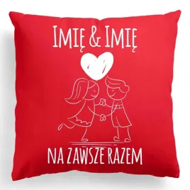 poduszka-czerwona-40x40cm-na-walentynki-na-zawsze-razem-imie-wiele-wzorow