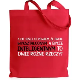 torba-eko-shopper-czerwony-wyksztalcenie-a-inteligencja-wzory