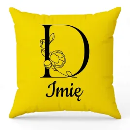 poduszka-twoje-imie-monogram-litera-d-zolty-na-prezent-wzory