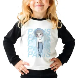 pizama-dziecieca-paris-girls-prezent-czarno-biala-dlugi-rekaw-158cm-wz