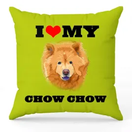 poduszka-zielona-love-my-chow-chow-dla-fana-psow-na-prezent-psy-wzory