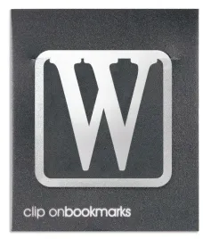 metalowa-zakladka-litera-w-clip-on-if