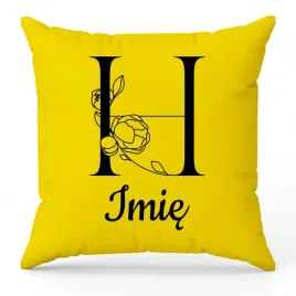 poduszka-twoje-imie-monogram-litera-h-zolty-na-prezent-wzory