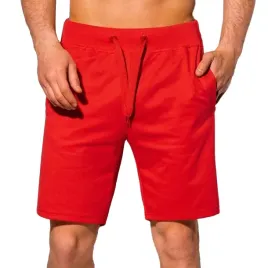 spodenki-meskie-krotkie-czerwony-dresowe-na-wf-sportowe-rozmiar-xl